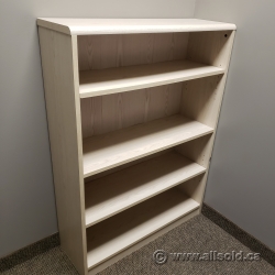 Pale Blonde Bookshelf Bookcase w/ Adjustable Shelves